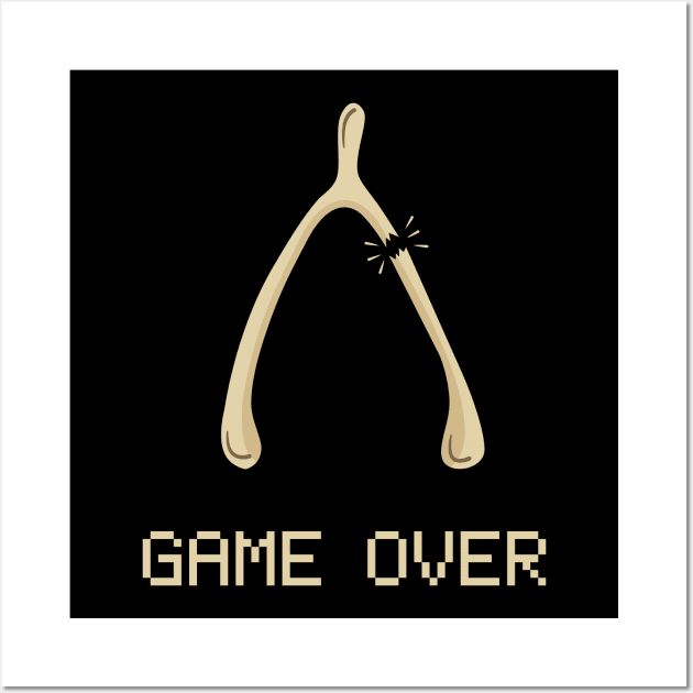 Game Over Wall Art by fishbiscuit